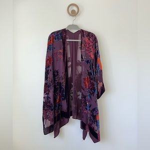 Sachi Velvet Burnout Kimono from Anthropologie